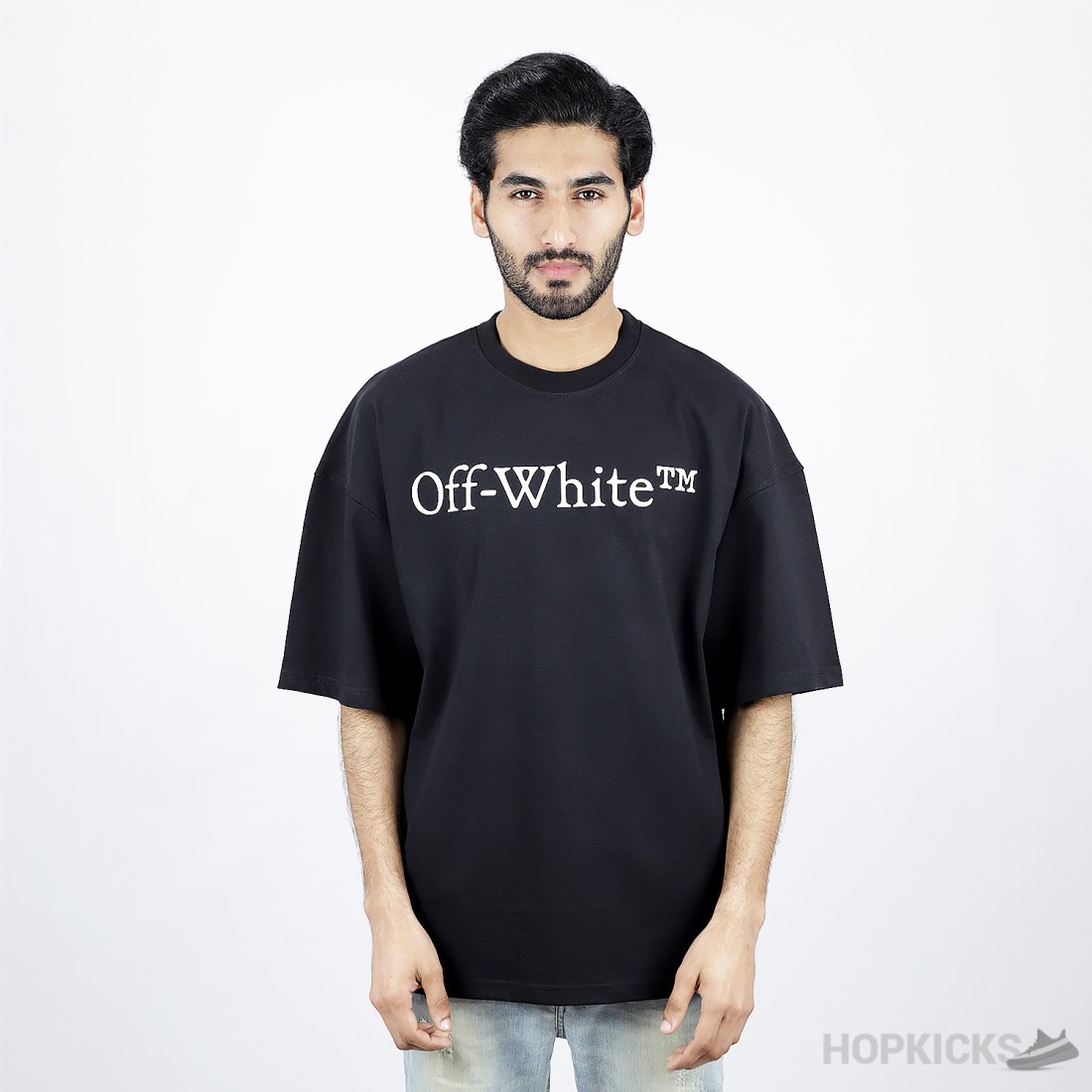red biker jacket Off White Big Bookish Skate T Shirt